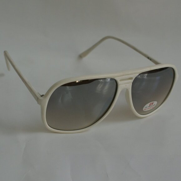 NWT TruVintage 80's Fashion Navigator Gradient lens w/silver mirror Sunglasses - Picture 6 of 12